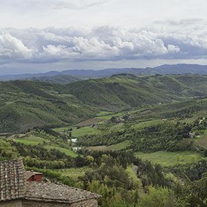 Umbria verde. Vacanze in alta valle del Tevere a Montone  bandiera arancione