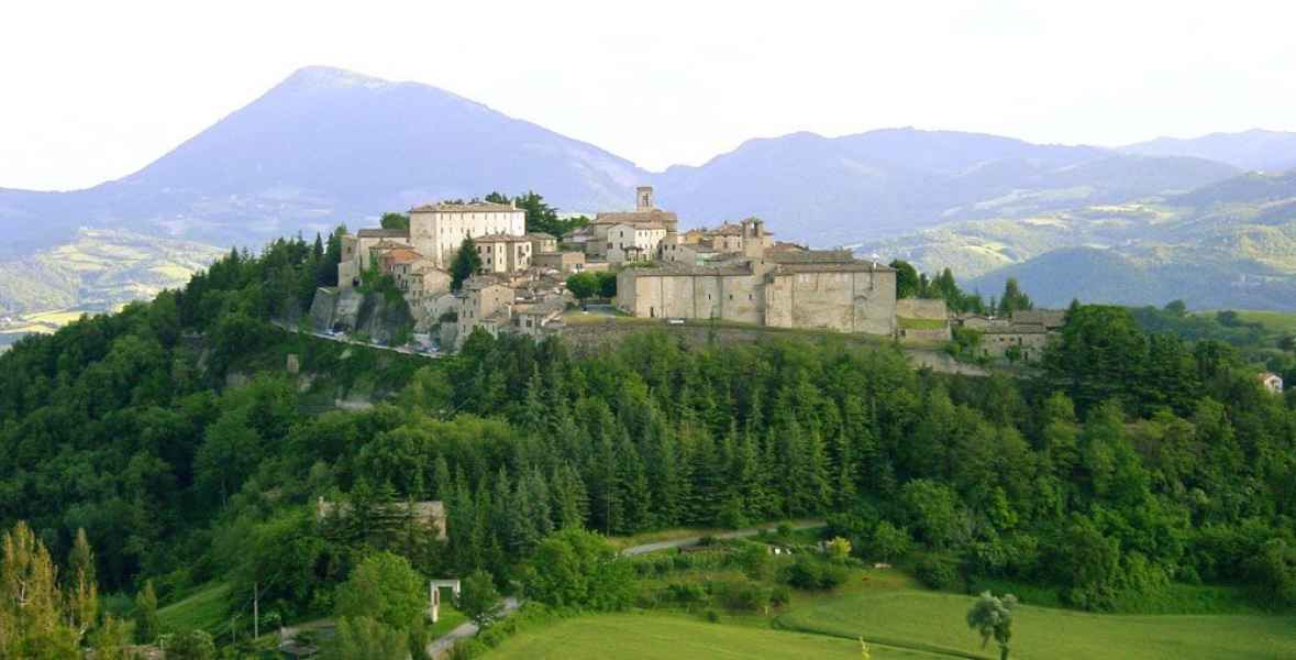 Montone famous medieval small village in Umbria near Città di Castello Umbertide