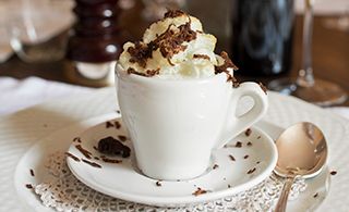 The Sunday Times - Chef Giancarlo Polito’s Cappuccino cup with truffles La Locanda del Capitano Restaurant Montone, Umbria, Italy