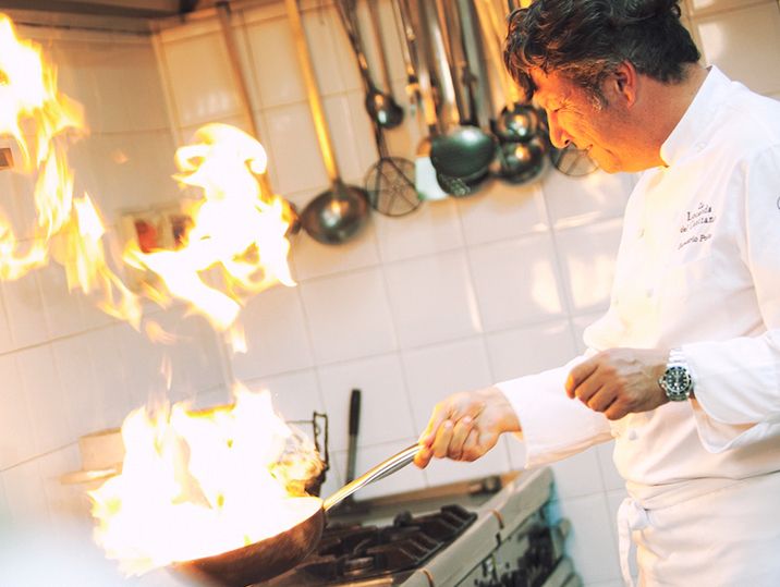 Cucina ricercata e specialità umbre nella filosofia dello Chef Giancarlo Polito. Ristorante La Locanda del Capitano a Montone, Perugia, Umbria